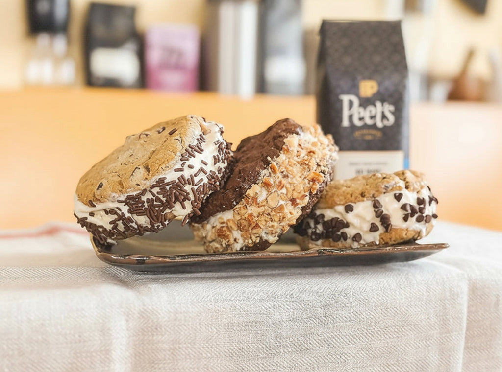 Coffee Ice Cream Sandwiches (with a Decaf Option for Everyone)