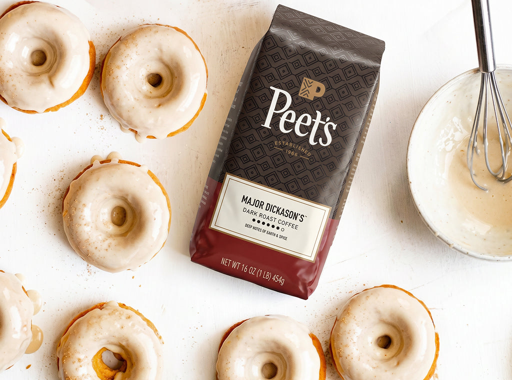 Pumpkin Spice Donuts with Coffee Glaze Recipe