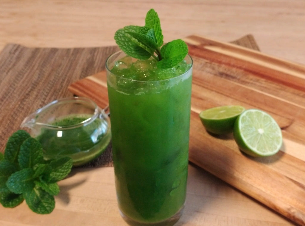 ORGANIC MINT MATCHA FAUX-JITO RECIPE
