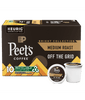 Peet's Coffee Off the Grid Medium Roast in a 10 count box