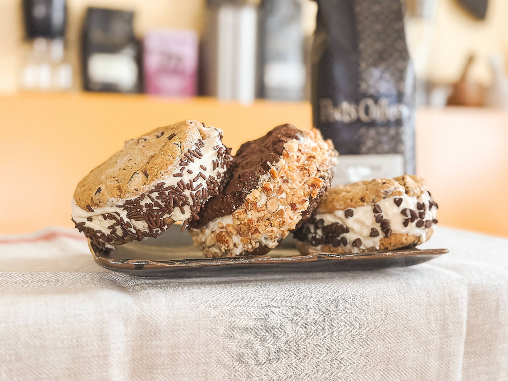 Coffee Ice Cream Sandwiches (with a Decaf Option for Everyone)