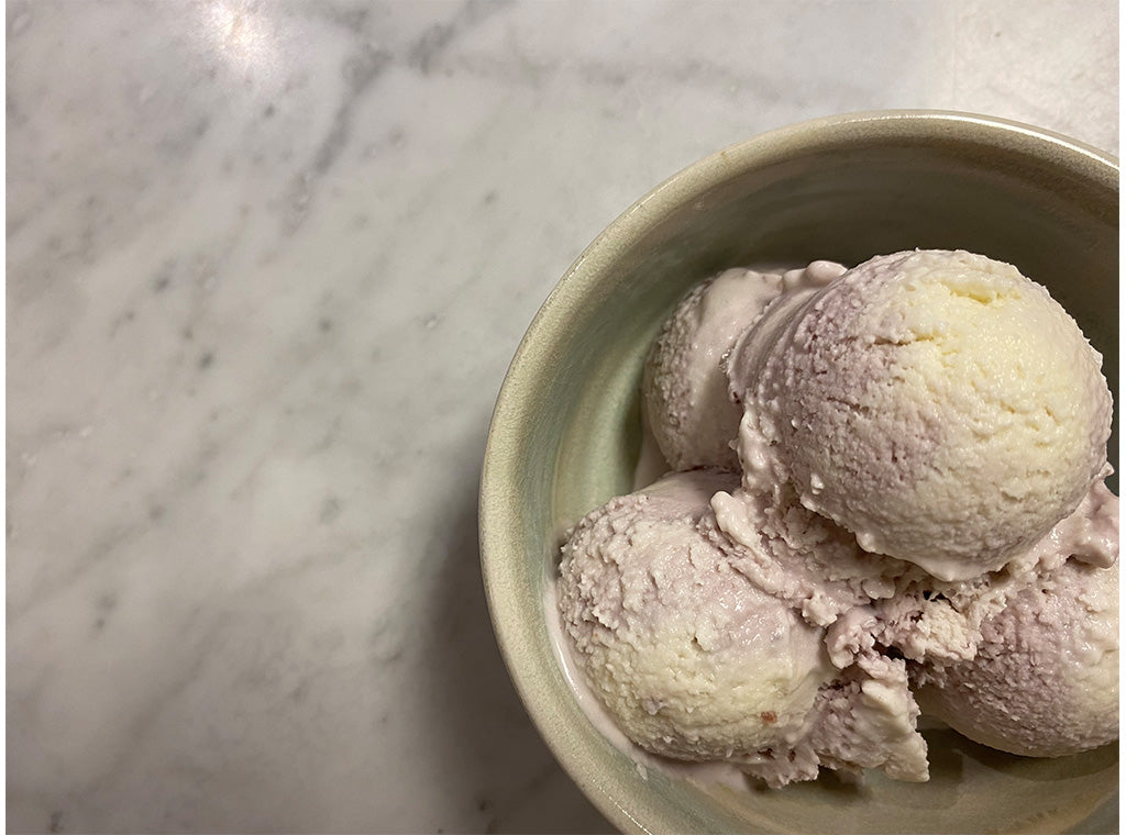 Wild Berry Hibiscus and Rosemary Ice Cream Swirl Recipe
