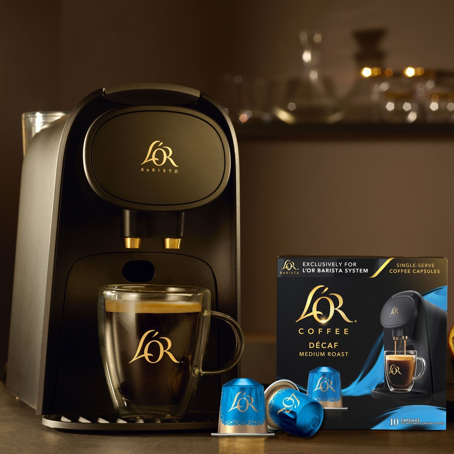 L'OR Decaf Coffee Capsules Peet's Coffee