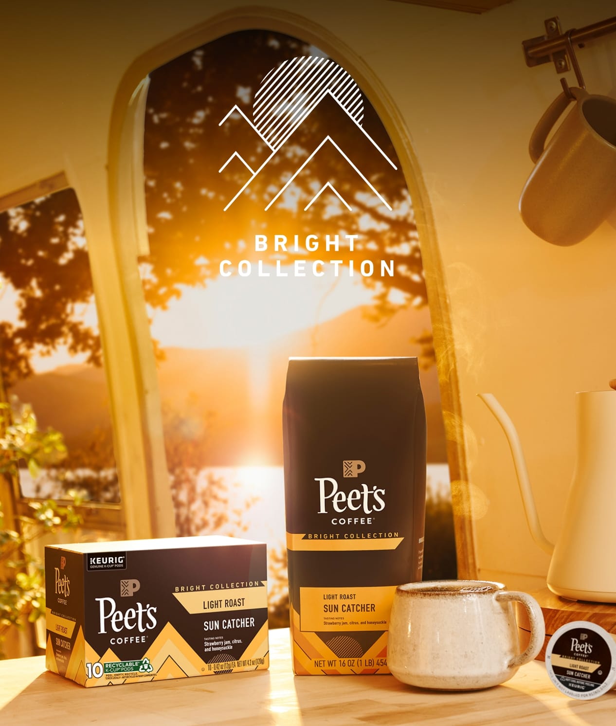 額装済/Under Cover/セバスチャン リフシッツ Peet's Sun Catcher K-Cup® Pods | Free Shipping Over $49 | Peet's