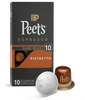 Peet's Coffee Ristretto Nespresso Capsules in a 10 count package