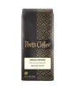 Peet's Coffee Middle Ground Medium roast coffee beans in a brown 16 oz bag. Blend of regular and decaffeinated coffees