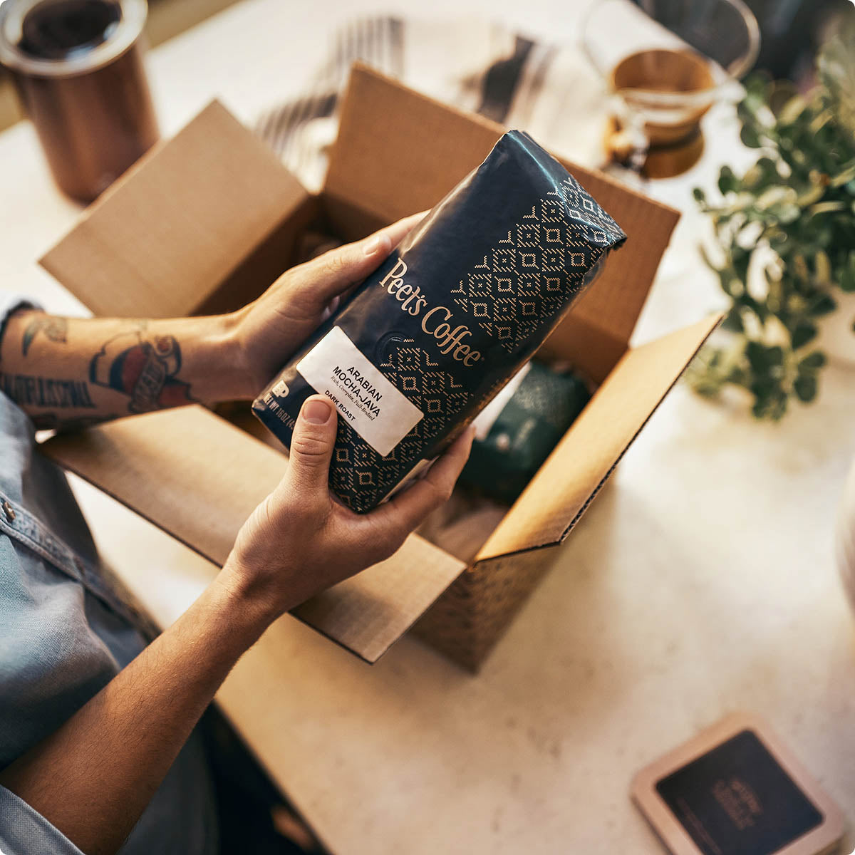 Peet's Arabian Mocha-Java Dark Roast Coffee | Free Shipping Over $49 ...