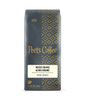 Peet's Coffee package with gold text on a dark background