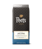 Peet's Coffee Middle Ground medium roast half-caff coffee 16 oz coffee in a blue bag