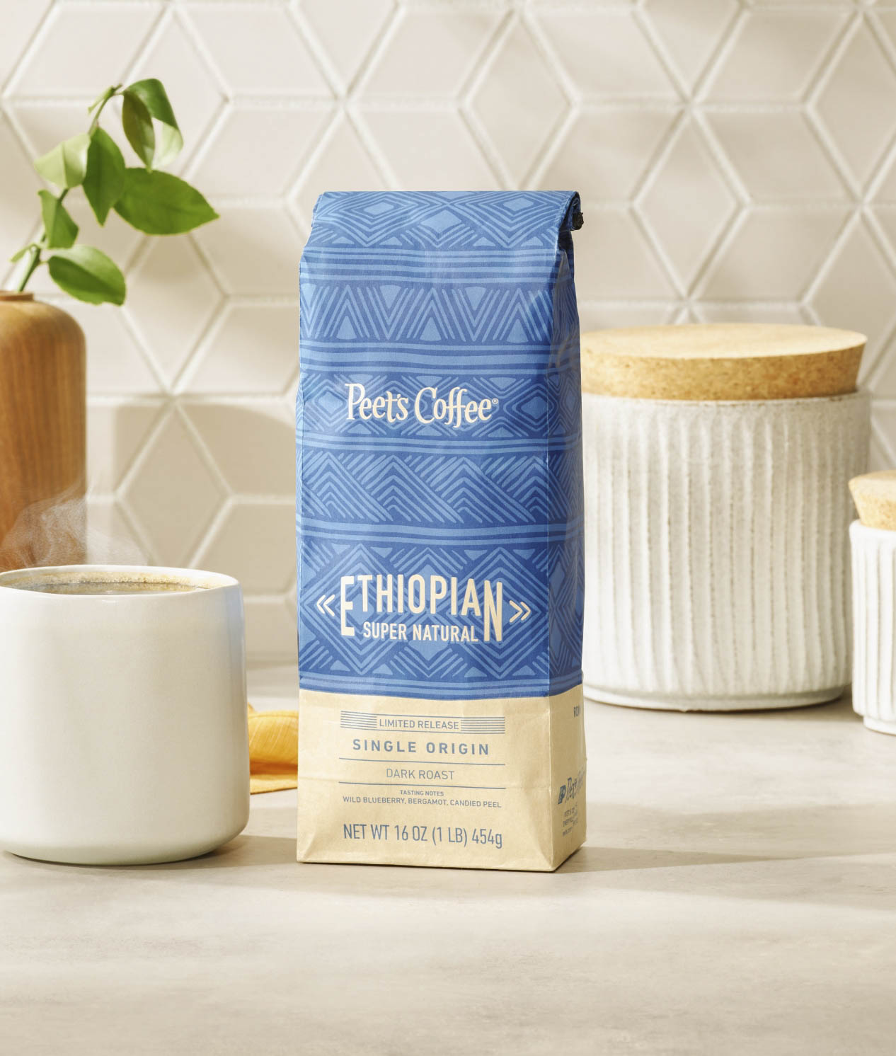 Peet's Ethiopian Super Natural Dark Roast Coffee | Limited Release