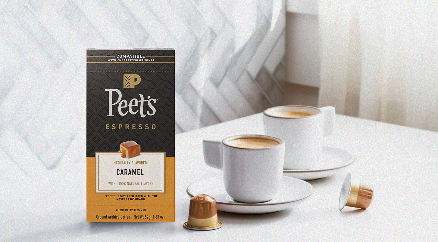 Peet's Caramel Espresso Capsules | Free Shipping Over $49 | Peet's