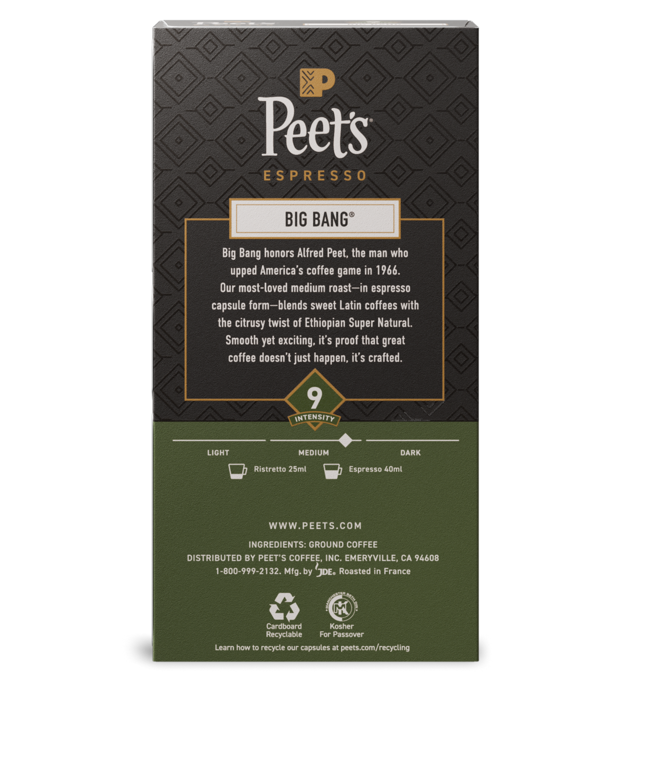 Peet's Big Bang® Espresso Capsules | Free Shipping Over $49