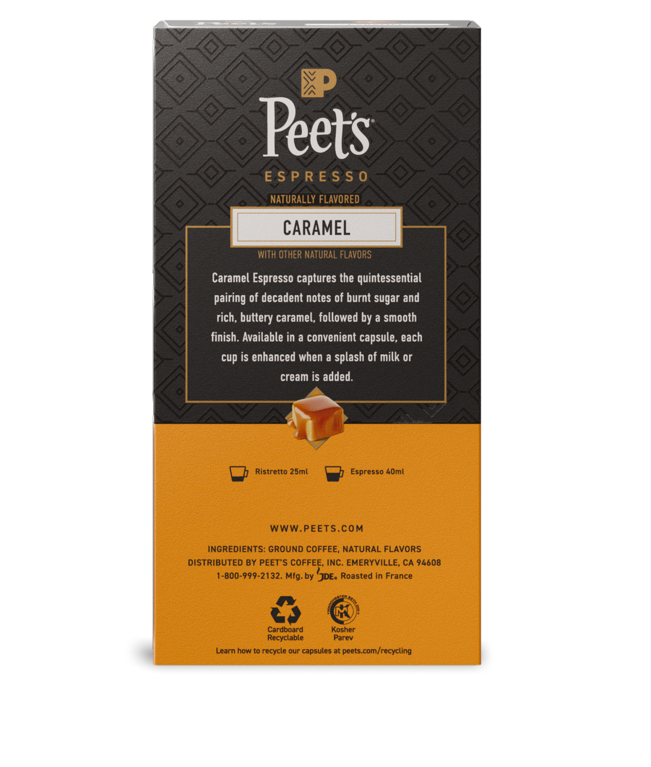 Peet's Caramel Espresso Capsules | Free Shipping Over $49 | Peet's