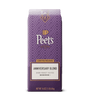 Purple coffee bag with 'Peet's' branding on a white background
