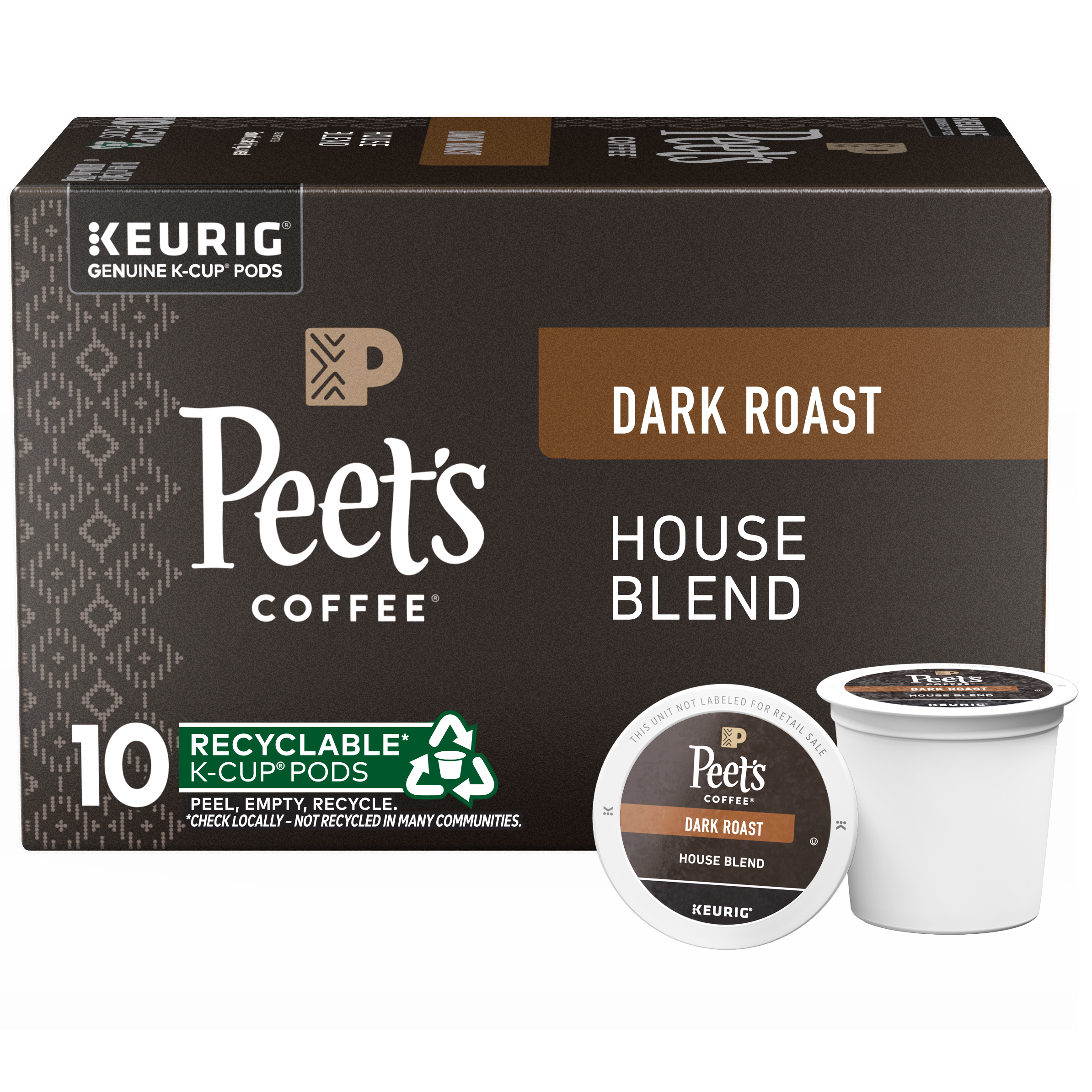 Peet's Decaf House Blend K-Cup® Pods | Free Shipping Over $49