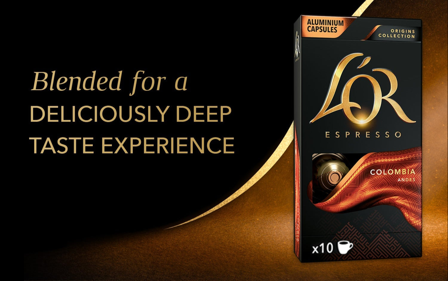 L'OR Colombia Espresso Capsules Peet's Coffee
