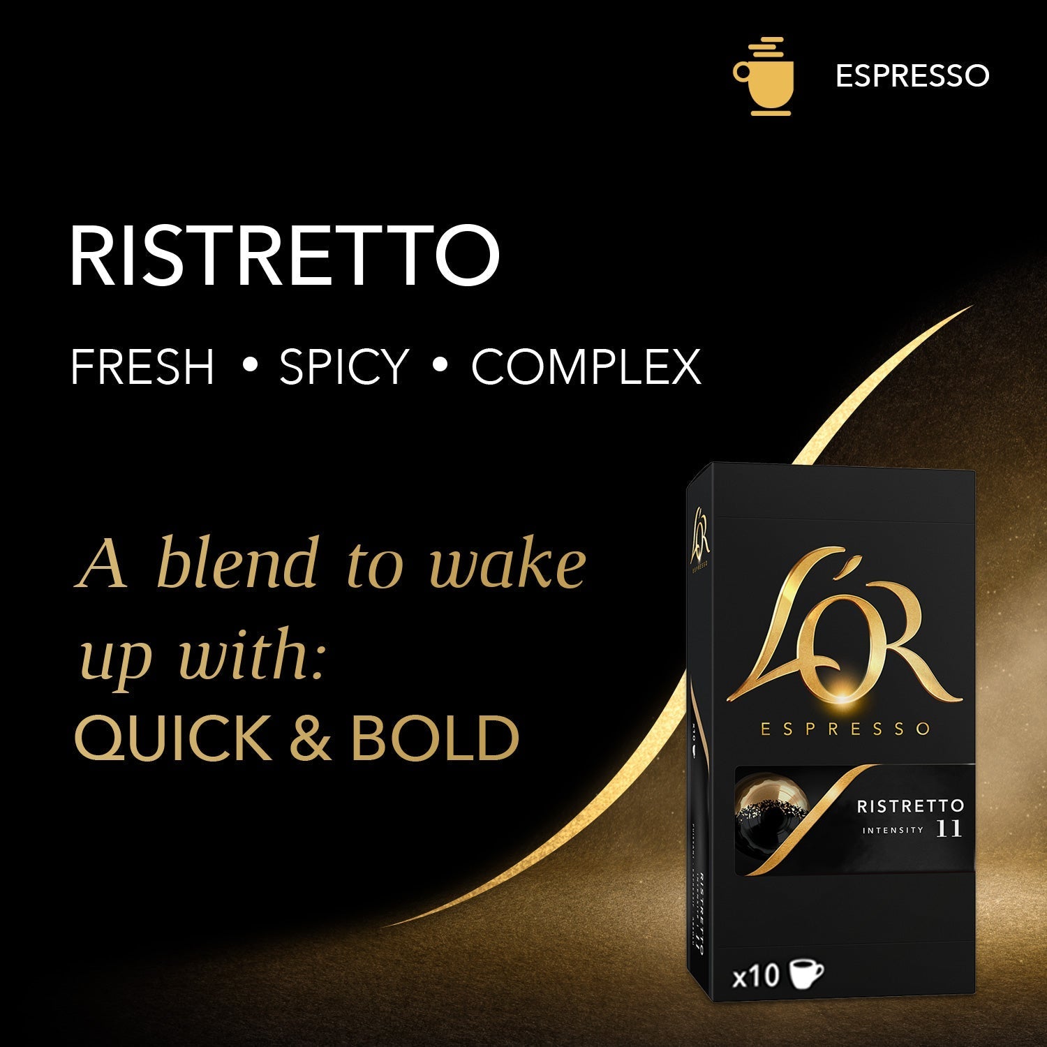 L'OR Ristretto Espresso Capsules Peet's Coffee