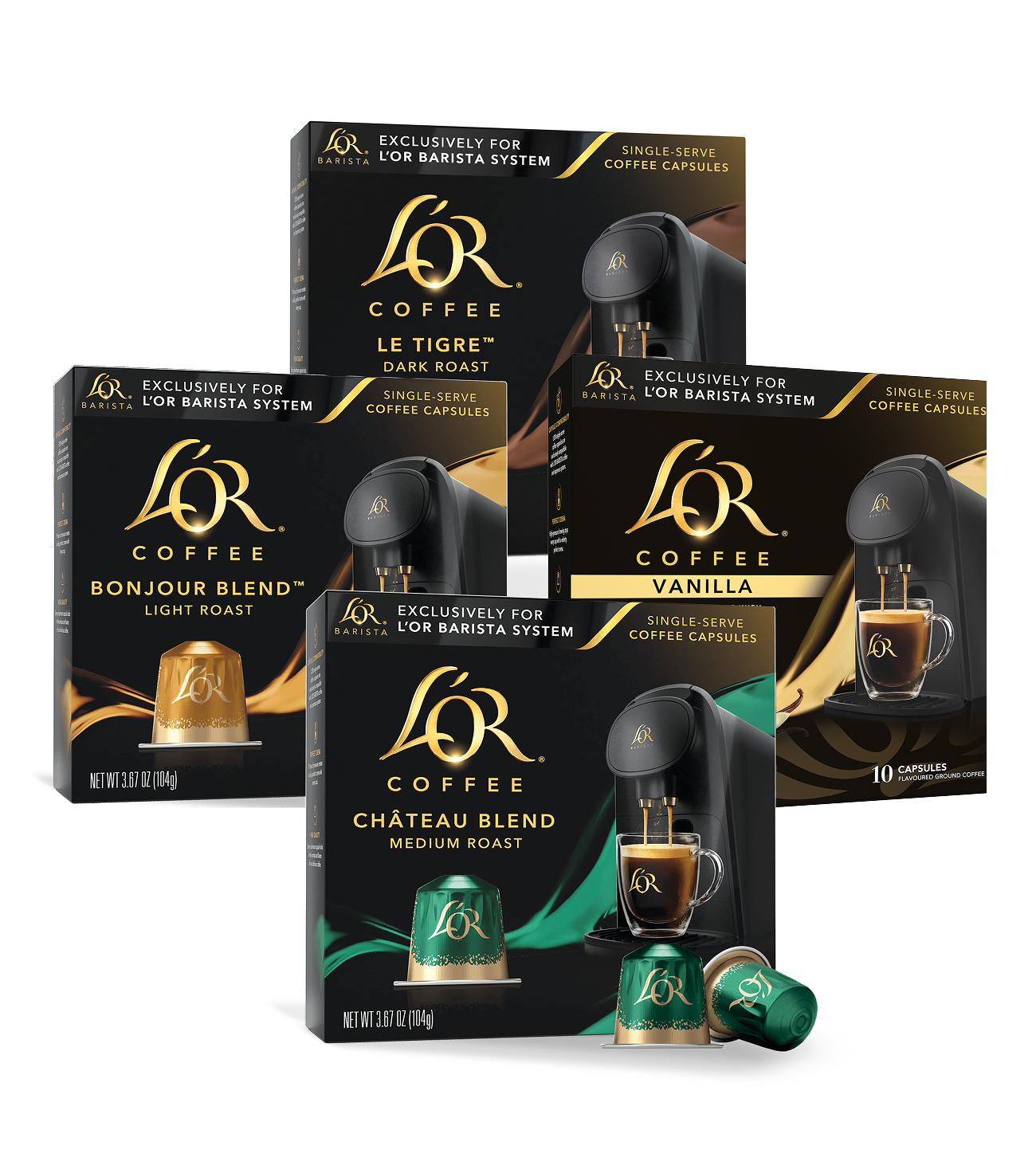 L'OR Coffee Capsules Sampler | Peet's Coffee