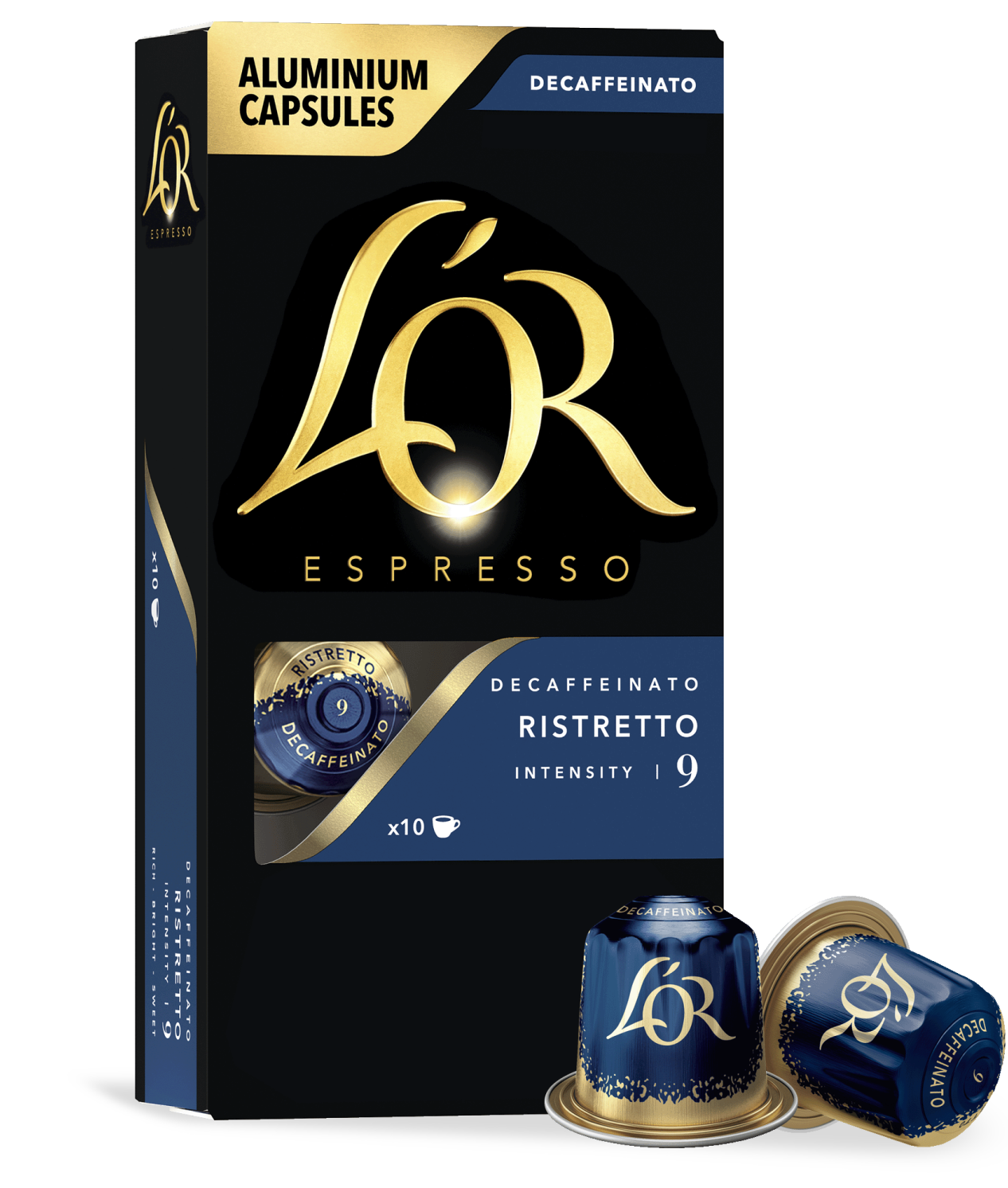 L'OR Decaf Ristretto Espresso Capsules