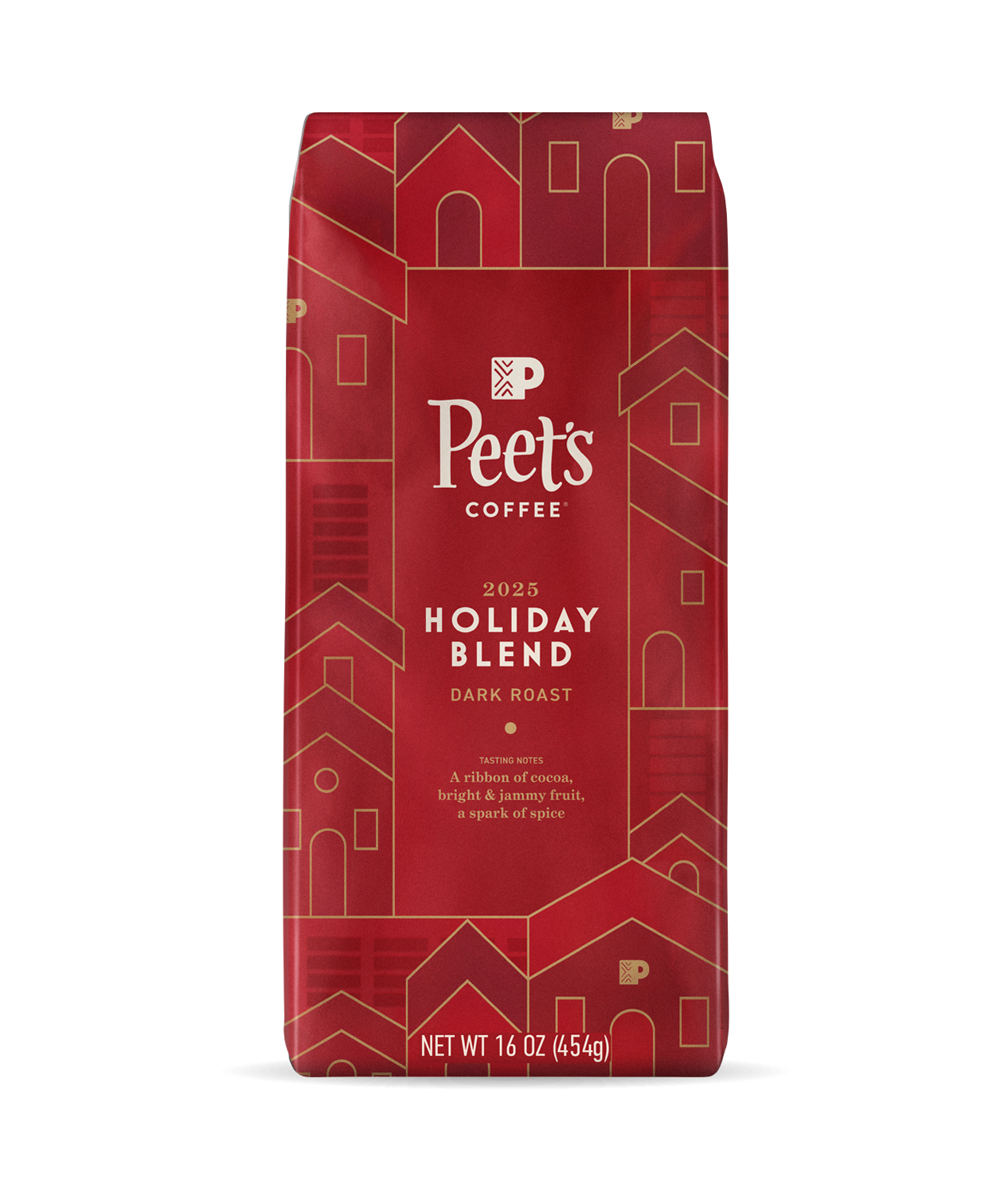 Peet's Decaf Holiday Blend 2025 Dark Roast Coffee | Limited