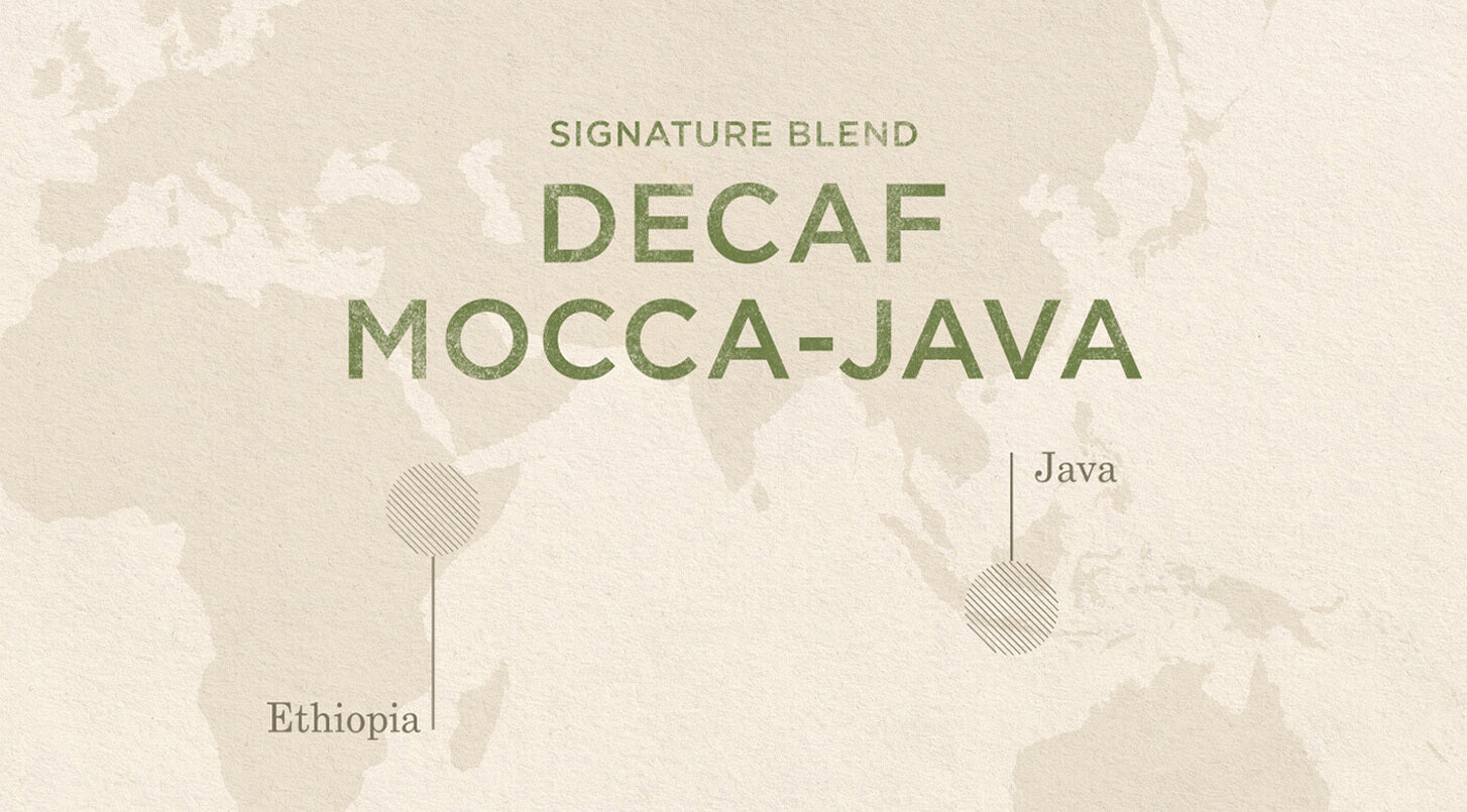 Peet's Decaf Mocca-Java Blend Dark Roast Coffee | Free Shipping at $49 ...