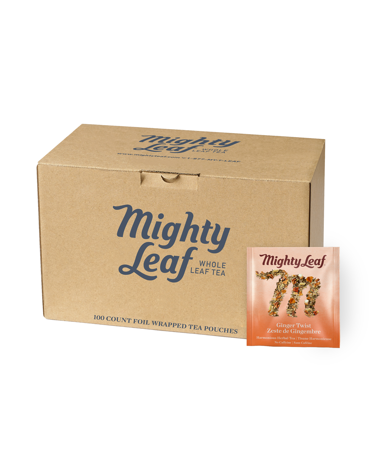 Mighty Leaf Ginger Twist Tea | Free Shipping Over $49 | Peet's Coffee