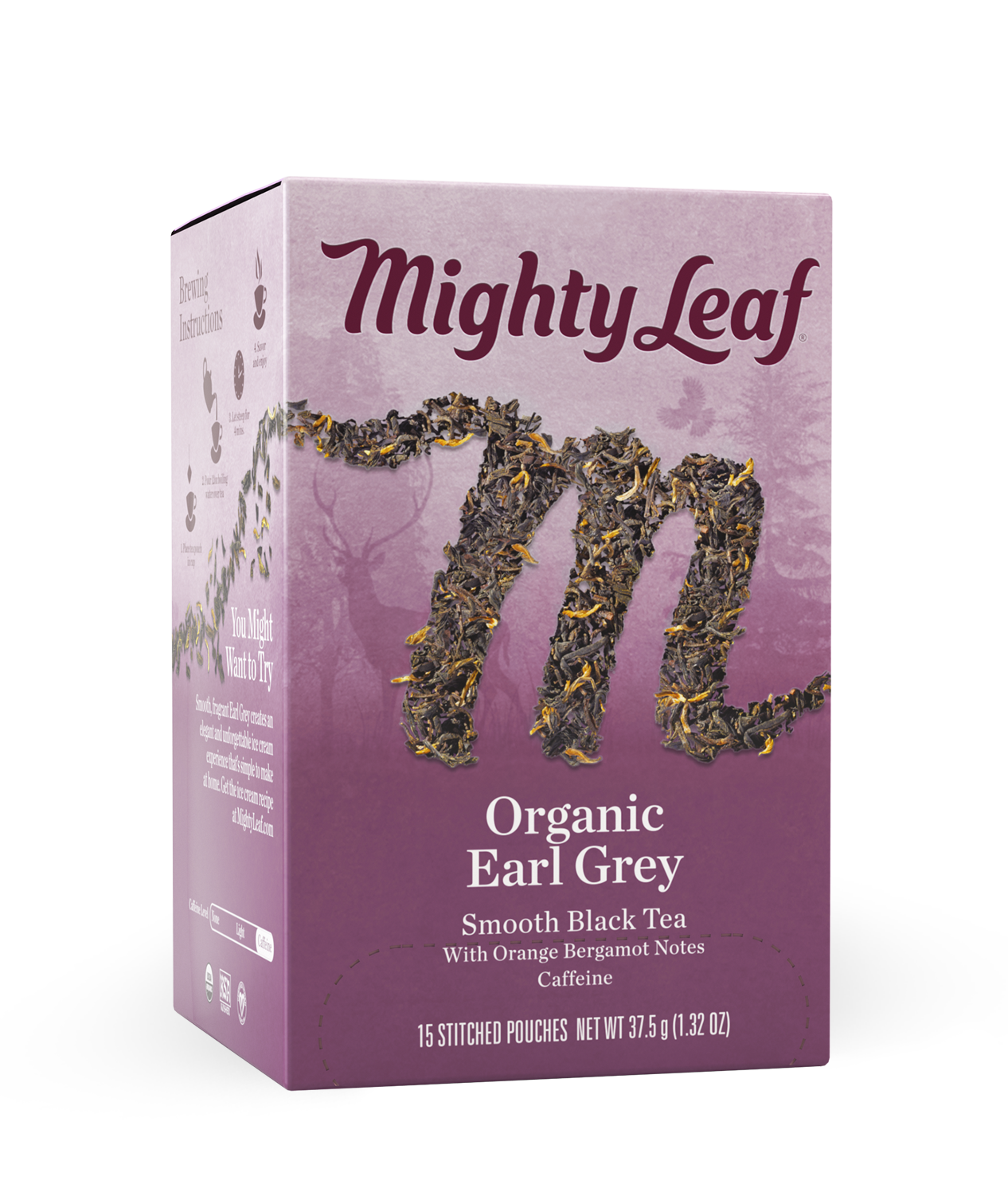 Organic Citrus Bergamot Earl Grey Loose Leaf Tea - 30% Bergamot, Autophagy Support, 3.5oz