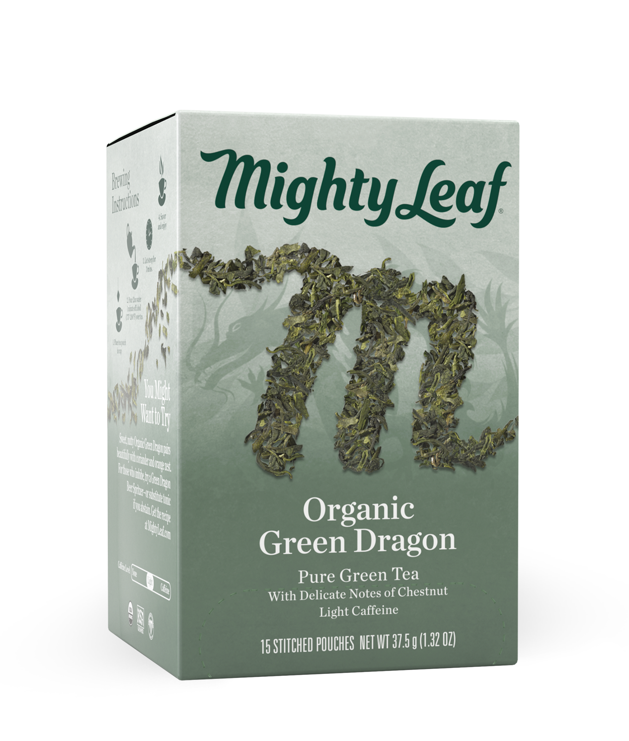 Mighty Leaf Organic Green Dragon Tea | Free Shipping Over $49 | Peet's  Coffee