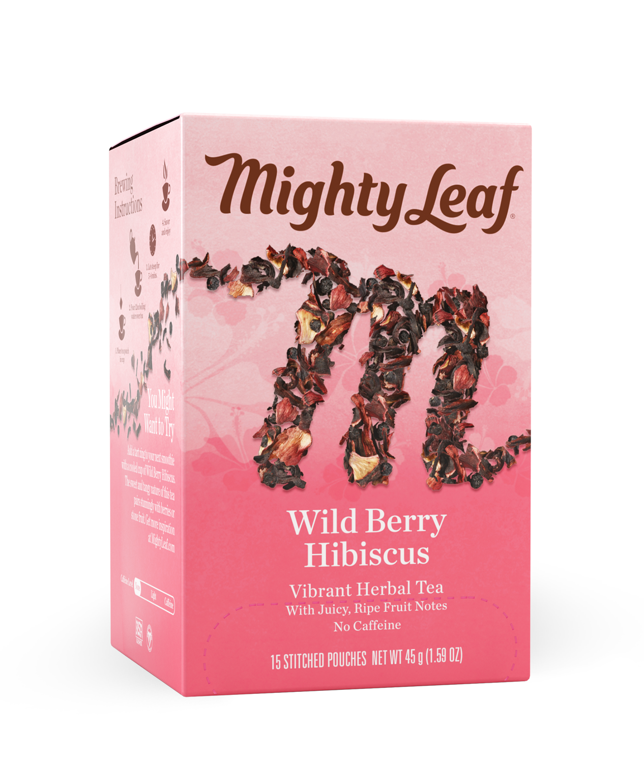 Mighty Leaf Wild Berry Hibiscus | Free Shipping Over $49 | Peet's Coffee