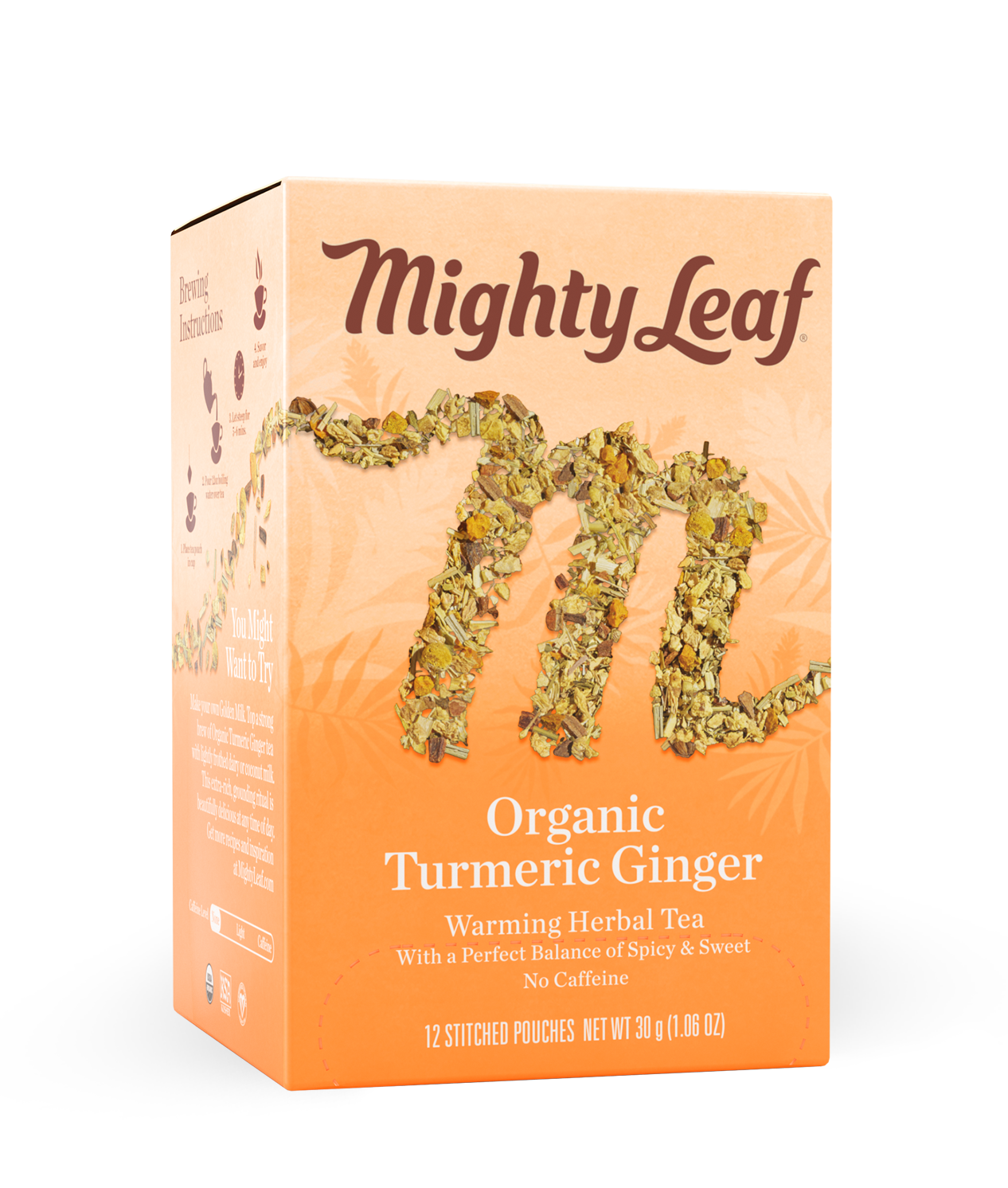 Mighty Leaf Organic Turmeric Ginger Tea | Free Shipping Over $49