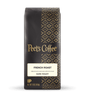 Peet's Coffee French Roast Coffee beans in a brown 16 ounce bag